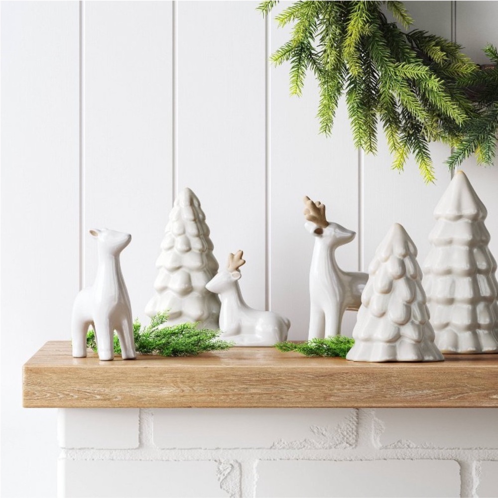 3ct Christmas Ceramic
White Tree Set - Wondershop™